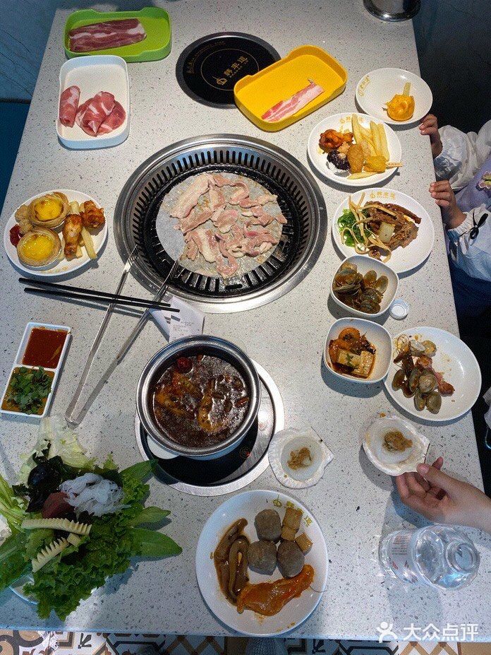 [加油]韩丰道海鲜自助烤肉火锅（油田店）