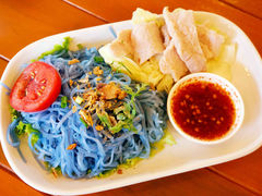 -蝶豆花蓝面条