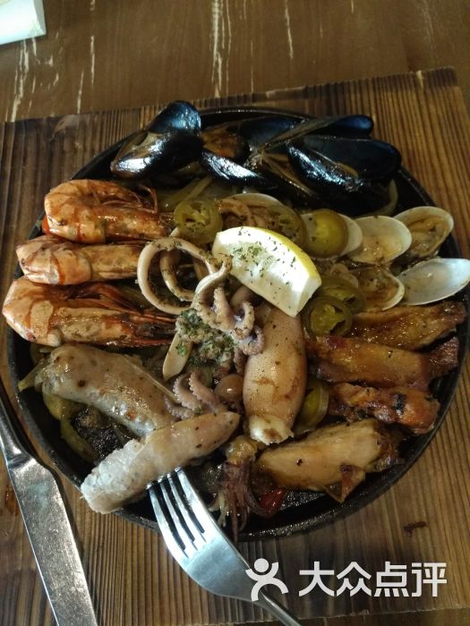 墨西哥海鲜铁板烧