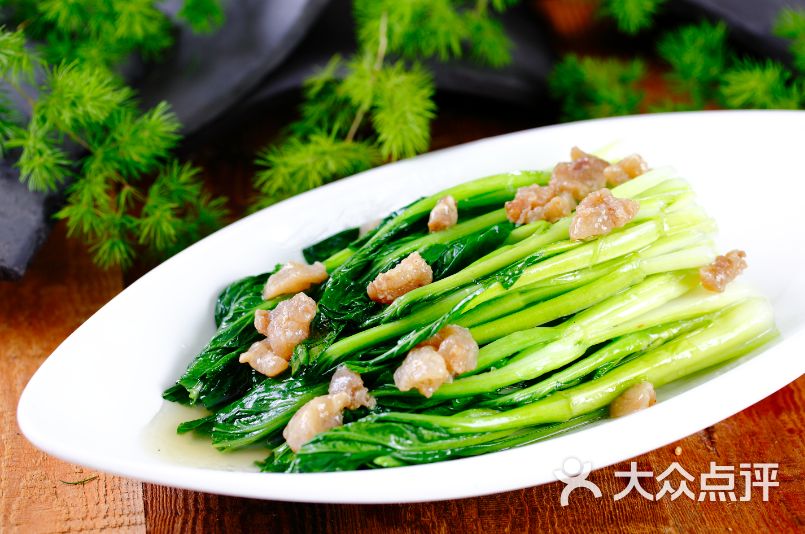 油渣炒广东菜心