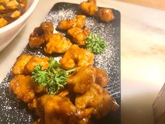 雪花糖醋里脊-绿茶餐厅(西单老佛爷店)