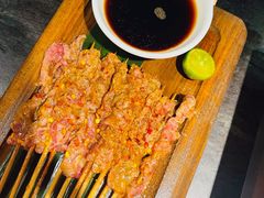 炭烤生牛-老表记广西宵夜螺蛳鸭脚煲(西大店)