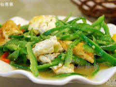 青椒炒荷包蛋-罗阳人家私房菜(罗阳路店)