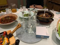 -海派美食·家宴海鲜青岛菜·石锅鲽鱼头(东方城店)