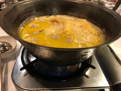 -鲜入围煮花胶鸡海鲜火锅