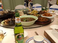 -海派美食·家宴海鲜青岛菜·石锅鲽鱼头(东方城店)