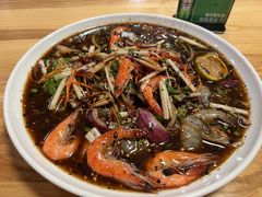 凉拌虾-玛扎烧烤私房菜