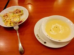 什锦沙拉+玉米汤-COCO壱番屋(北京平安国际金融中心店)