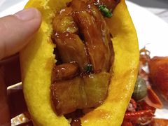地锅茄子-洪福龙虾
