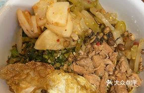 Snowy Pickle Shredded Pork Double Noodle