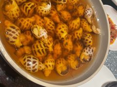 古越陈酿煮花螺-杭州西子湖四季酒店·金沙厅