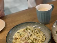 奶油蘑菇意面-HELLO 27 意面·沙拉·帕尼尼