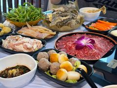 -鲜入围煮花胶鸡海鲜火锅