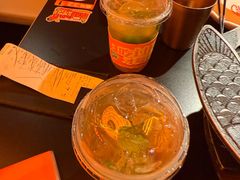 柠檬冰桔茶-探鱼·鲜青椒爽麻烤鱼(北京路天河城店)