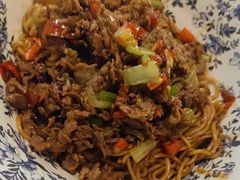 小炒黄牛肉拌面-阿大排档(长春这有山店)