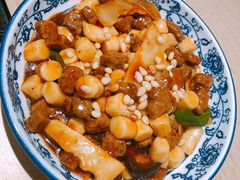 松子牛肉炒年糕-兔爸私家小厨(新北万达店)