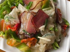 腊肉炒粉皮-柞水乾佑红门家菜