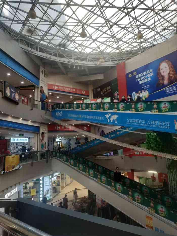 家乐福(海光寺店)-"环境嘈杂,买东西排半小时以上很正常.最重.