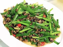 韭菜炒田螺肉-乡吧啦·甲鱼铺子(海德二道店)