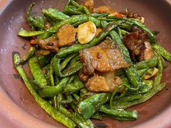 砂锅煸扁豆-旺顺阁鱼头泡饼(小红门店)