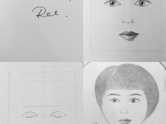 素描作品-金夫人化妆摄影职业培训学校