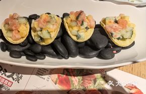 Jumping Salmon Potato Tower