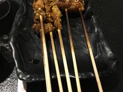 竹签羊肉串-羊肉街口老银川滩羊涮肉馆