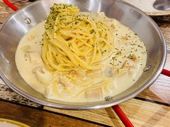 烟熏鸡胸奶油意面-Kpasta韩式意大利面
