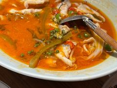 藤椒酸菜乌鱼片-永乐饭店