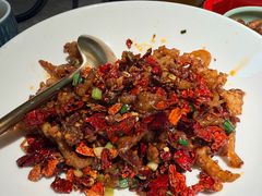 牛油炒鸭掌筋-鱼你相聚·河鲜馆(袁家岭店)