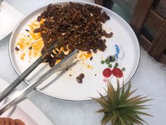 自制牛肉干-绿岛港轩海鲜烤肉涮锅自助餐厅