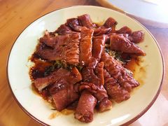 大肠酸菜-菠菜美食