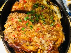 烤茄子-探鱼·鲜青椒爽麻烤鱼(银泰城店)