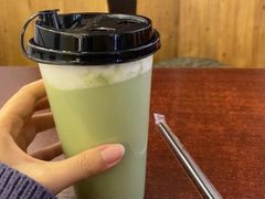 抹茶拿铁-喵园·猫主题咖啡厅·撸猫·猫咖(国贸店)