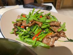 泰式空心菜炒牛肉-帕娜·泰式茶餐厅·Bistro(近铁广场店)