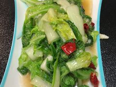 素炒毛白菜-金山手抓肉(清水河总店)