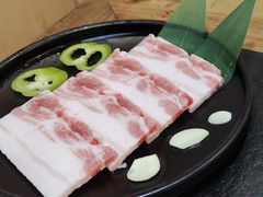 厚切猪五花-九田家黑牛烤肉料理(悦荟店)