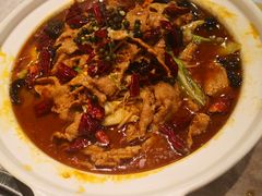 水煮牛肉-蝎菜杨·牛肉面 羊蝎子火锅(光熙门北里店)
