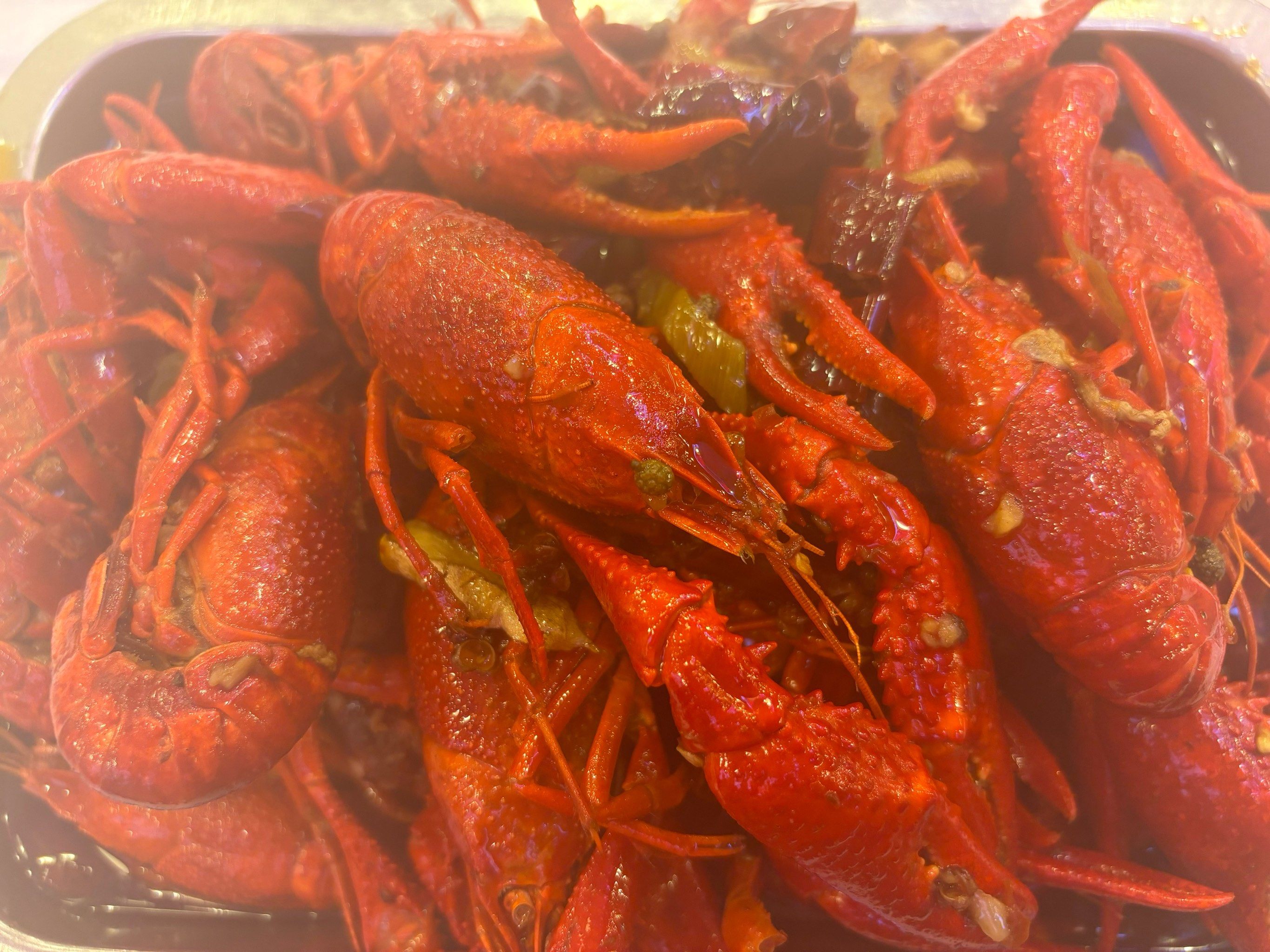 簋街小龙虾 点了麻辣的 很香 香气扑鼻