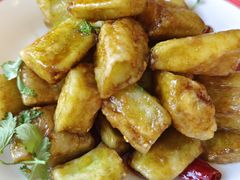 捞汁脆皮茄子-鑫巴蜀小镇 · 水煮鱼专研店(玉桥店)