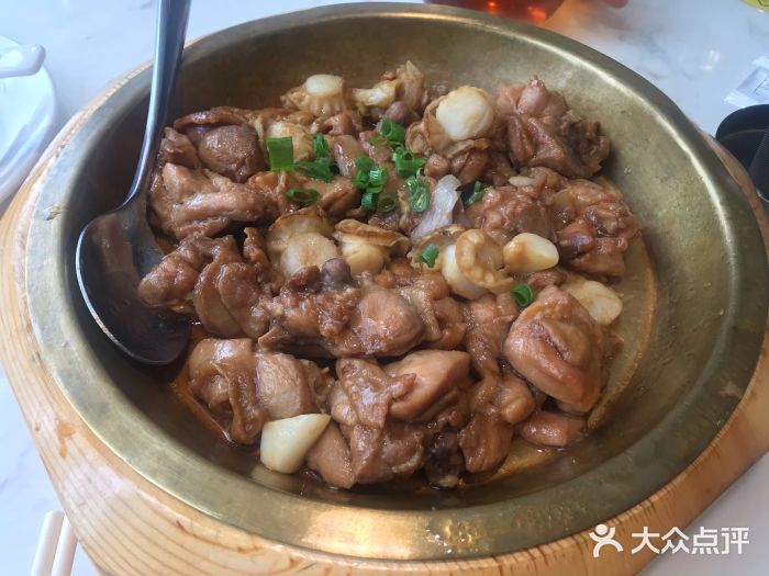 開飯唐苑hoifan plus·年輕粵菜(來福士廣場店)銅盤帆立貝蒸雞圖片