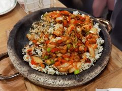 辣酱海灵菇飞鱼籽饭-WOW LUCKY创意韩料(龙阳广场店)