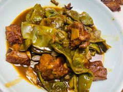 排骨炖油豆角-一轩饺子馆(丽都店)