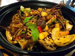 香锅鸭舌-靓蛙馆