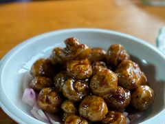 爆汁口蘑-遇见小院—虹鳟鱼•农家菜(怀柔店)