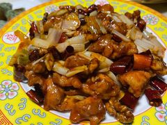 桃仁剔炒鸡-那家小馆•北京菜•烤鸭(香山店)