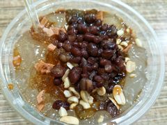 红豆冰粉-蜗牛蛋烘糕