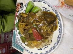 咖喱牛腩捞丁加肠仔-渔记茶餐厅(渔村店)