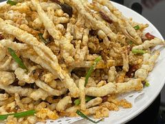 干炸茶树菇-老四川平头酸菜鱼(衙前店)
