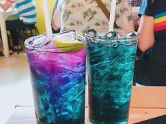 -蝶豆花蓝面条